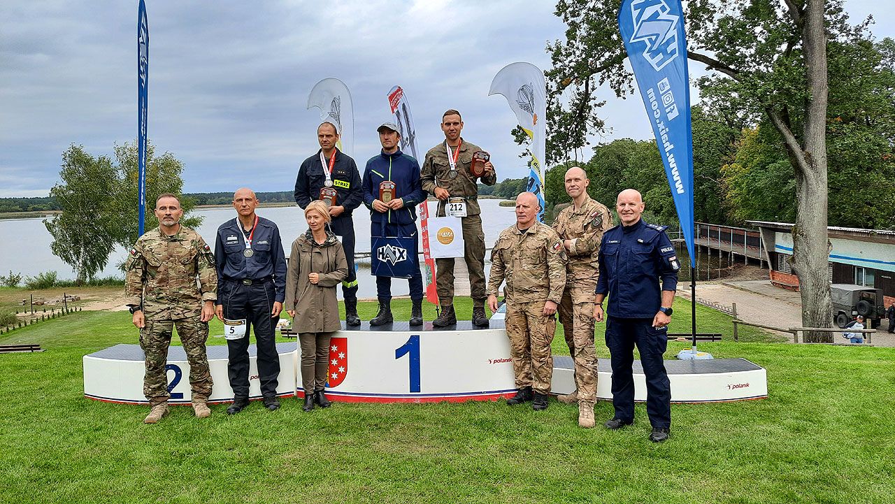 Andrzej Nowinowski znowu na podium! Strażak z Turku wicemistrzem Polski Służb Mundurowych w Crossie!