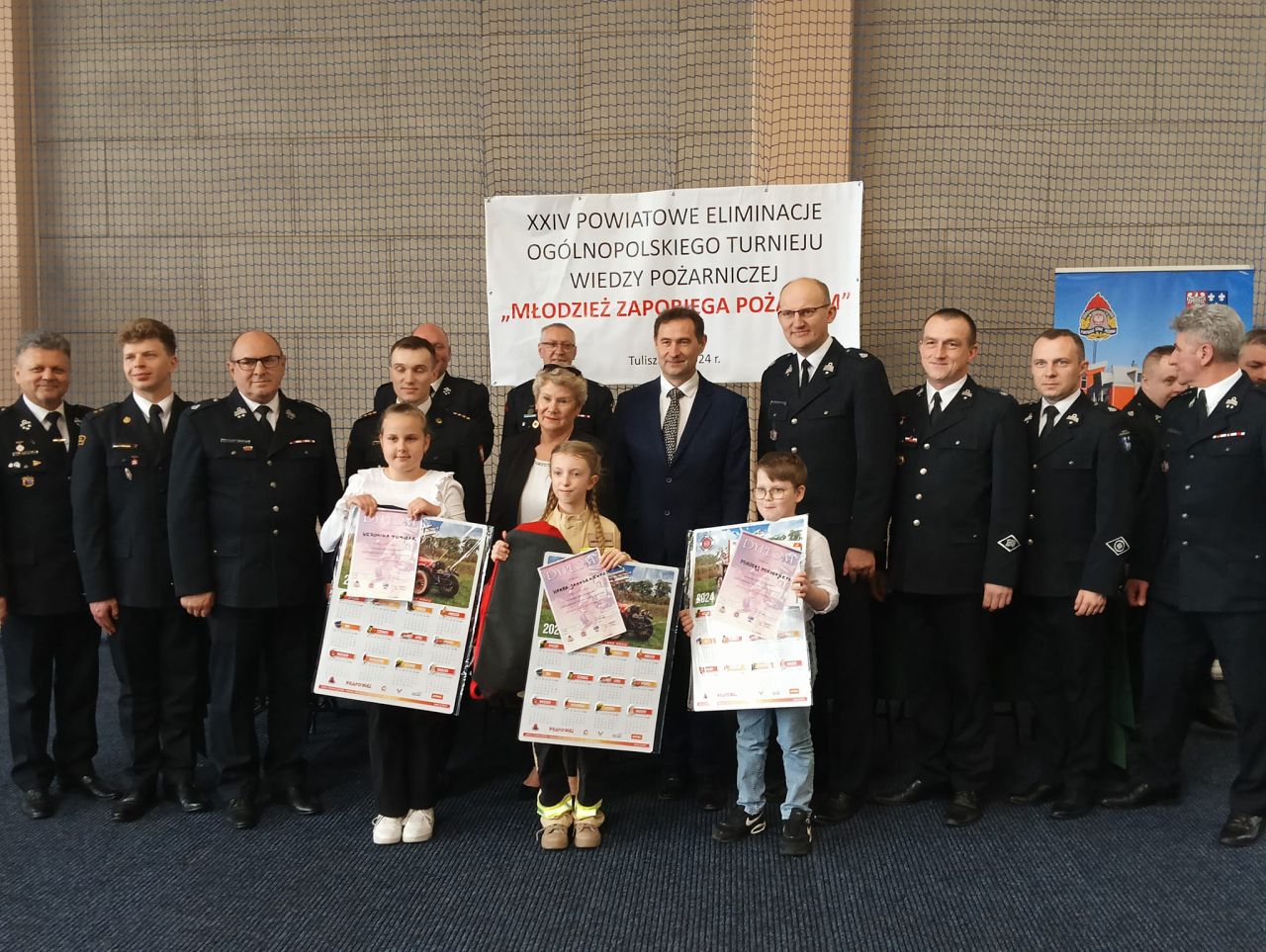 Turniej wiedzy pożarniczej Młodzież Zapobiega Pożarom w Tuliszkowie