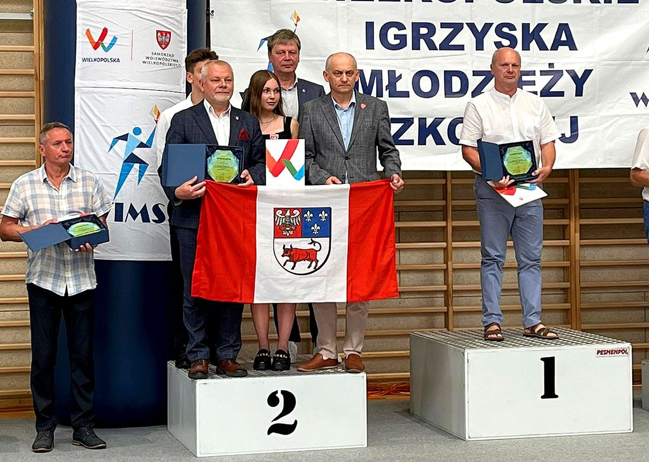 I Liceum w Turku z drugim miejscem we współzawodnictwie sportowym Wielkopolski