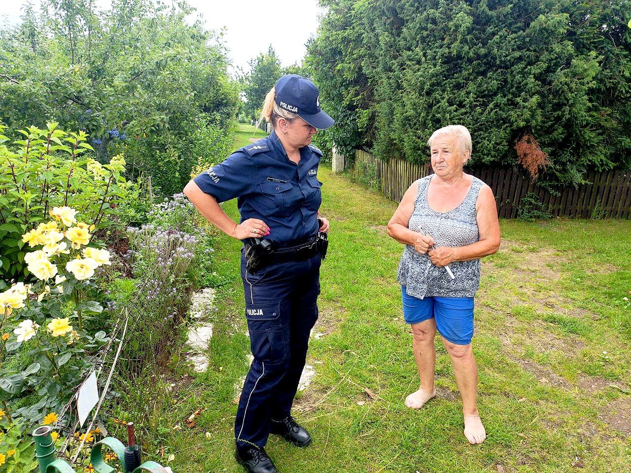 Policjanci z KPP Turek na profilaktycznych spotkaniach z działkowcami