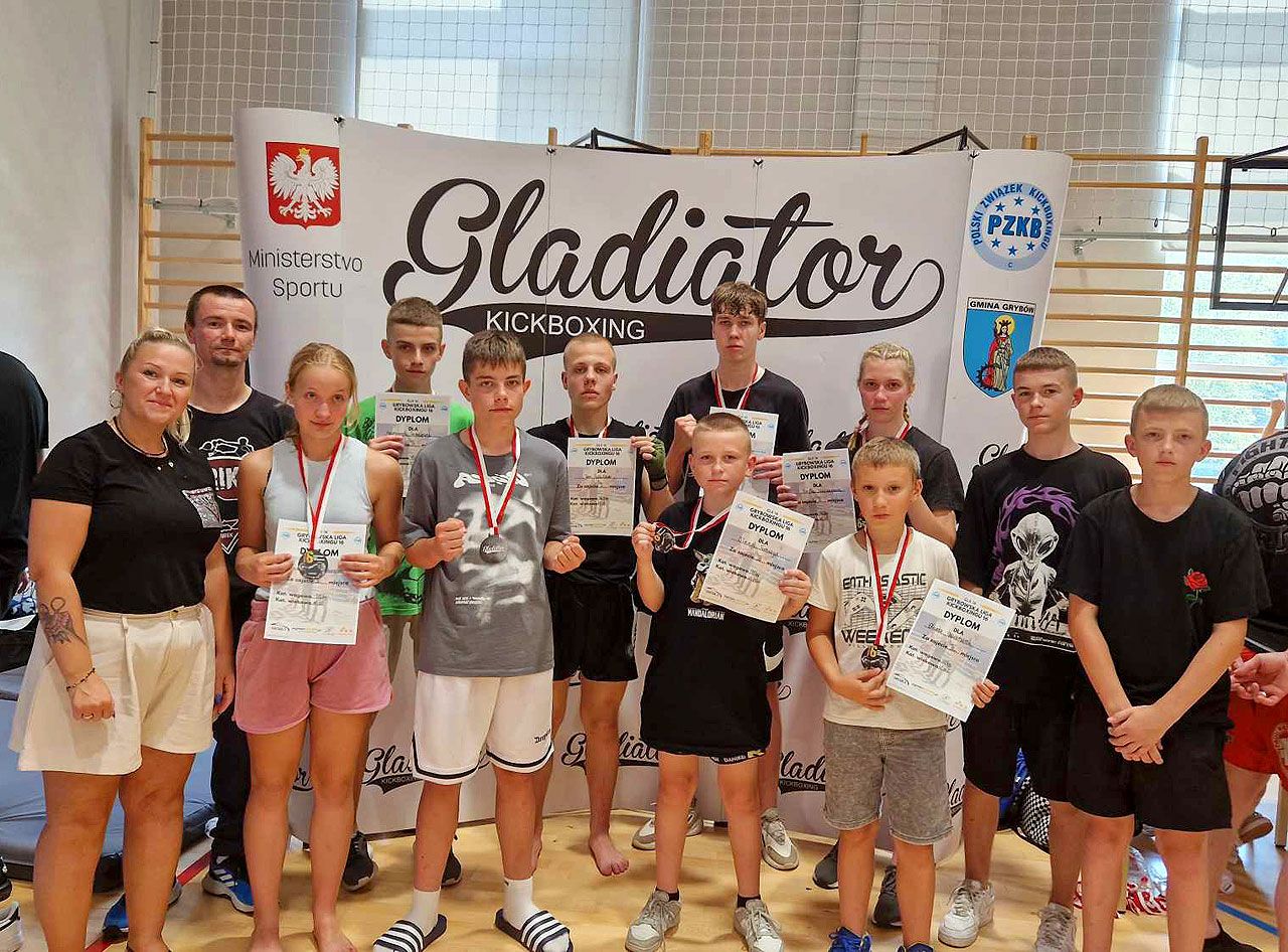 Medalowy finał sezonu dla Klubu Striker na Grybowskiej Lidze Kickboxingu