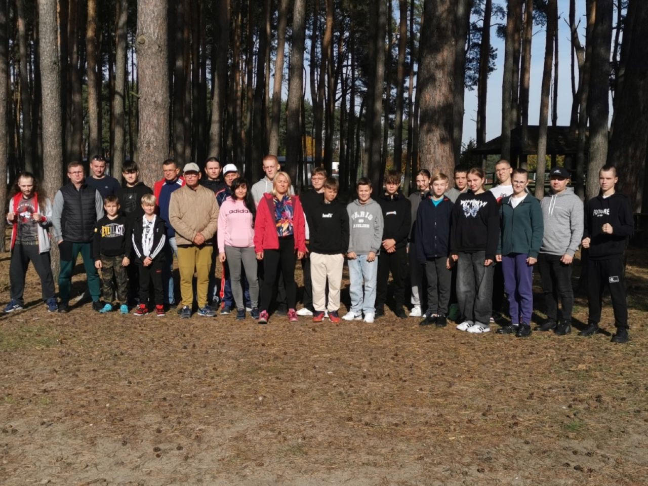 Trenerzy i zawodnicy z Turku na III zgrupowaniu Okręgowego Związku Karate