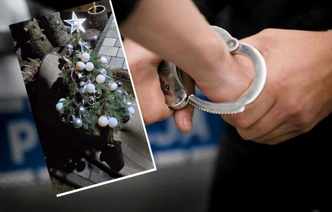 Policja zatrzymała 40-letnią złodziejkę cmentarnych stroików. Wpadła dzięki sygnałowi GPS