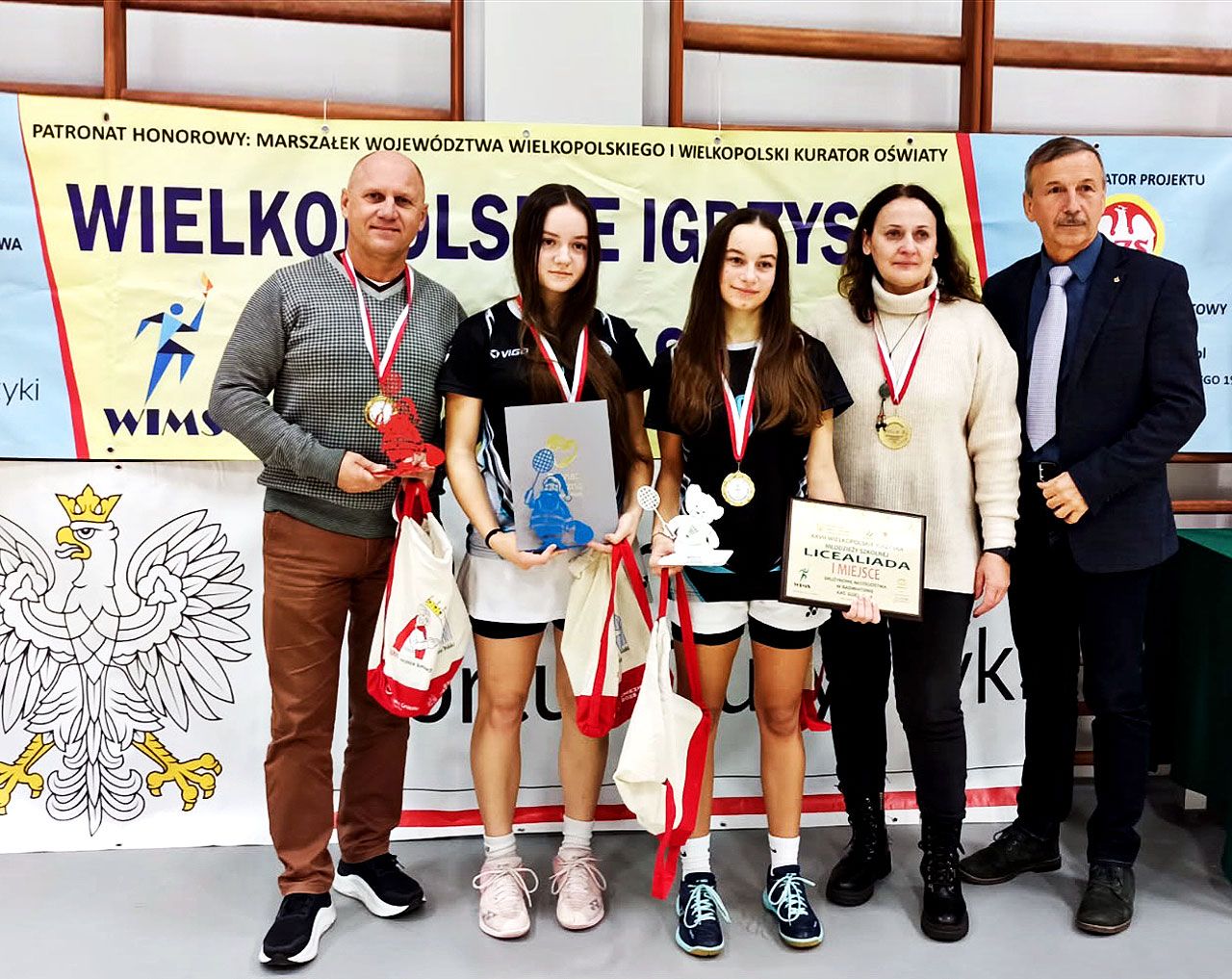 Mistrzynie Wielkopolski w Badmintonie. Reprezentantki I LO Turek triumfują w Gnieźnie